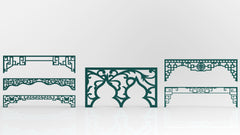 Abstract Pattern Panel Templates CNC Laser Cutting File | SVG, DXF, AI |#C031|