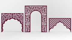 Abstract Pattern Panel Templates CNC Laser Cutting File | SVG, DXF, AI |#C031|