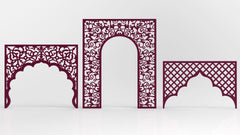 Abstract Pattern Panel Templates CNC Laser Cutting File | SVG, DXF, AI |#C031| VectorPort