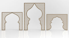 Abstract Pattern Panel Templates CNC Laser Cutting File | SVG, DXF, AI |#C031| VectorPort