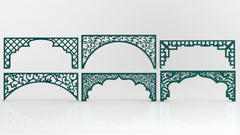 Abstract Pattern Panel Templates CNC Laser Cutting File | SVG, DXF, AI |#C032|