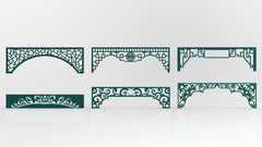 Islamic Abstract Pattern Panel Templates CNC Laser Cutting File | SVG, DXF, AI |#C034| VectorPort