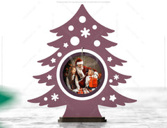 Standing Christmas Tree Photo Frame Tree Decorations Craft Standing New Year Gift Tree Shape Frame Digital Download |#U348|