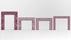 Islamic Abstract Pattern Panel Templates CNC Laser Cutting File | SVG, DXF, AI |#C035|