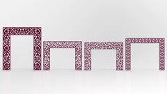 Islamic Abstract Pattern Panel Templates CNC Laser Cutting File | SVG, DXF, AI |#C035| VectorPort