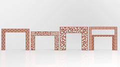 Islamic Abstract Pattern Panel Templates CNC Laser Cutting File | SVG, DXF, AI |#C035| VectorPort