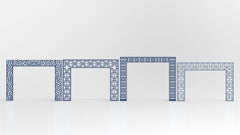 Islamic Abstract Pattern Panel Templates CNC Laser Cutting File | SVG, DXF, AI |#C035|