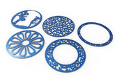 Round Abstract Pattern Panel Templates CNC Laser Cutting File | SVG, DXF, AI |#C037| VectorPort