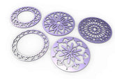 Round Abstract Pattern Panel Templates CNC Laser Cutting File | SVG, DXF, AI |#C038| VectorPort
