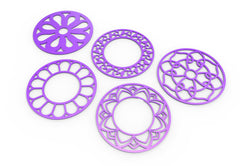 Round Abstract Pattern Panel Templates CNC Laser Cutting File | SVG, DXF, AI |#C038|