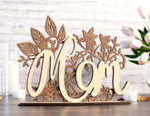 Adorable Standing Mom Text Spring Blooms Happy Mother’s Day Gift for Mom SVG plan, Diy gift Digital Download |#U396| VectorPort