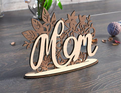 Adorable Standing Mom Text Spring Blooms Happy Mother’s Day Gift for Mom SVG plan, Diy gift Digital Download |#U396| VectorPort