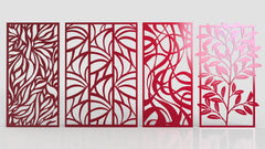 Tree Ornaments for decorative partitions panel screen CNC Laser Cutting File | SVG, DXF, AI |#C004| VectorPort
