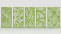 Tree Ornaments for decorative partitions panel screen CNC Laser Cutting File | SVG, DXF, AI |#C004| VectorPort