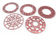 Round Abstract Pattern Panel Templates CNC Laser Cutting File | SVG, DXF, AI |#C040| VectorPort