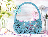 Basket & Egg Bowl SVG Files: Laser Cut Fun for the Holidays, Delightful Easter Décor, Wooden Basket Digital Download |#U401| VectorPort