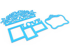 Round Abstract Pattern Panel Templates CNC Laser Cutting File | SVG, DXF, AI |#C041|