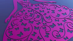 Decorative Abstract Pattern Panel Templates SVG CNC Laser Cutting File | SVG, DXF, AI |#C042|