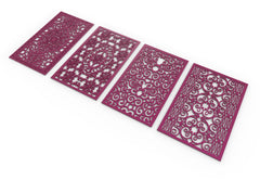 Decorative Abstract Pattern Panel Templates SVG CNC Laser Cutting File | SVG, DXF, AI |#C044|