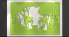 Decorative Abstract Pattern Panel Templates SVG CNC Laser Cutting File | SVG, DXF, AI |#C045| VectorPort