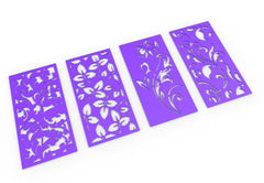 Decorative Abstract Pattern Panel Templates SVG CNC Laser Cutting File | SVG, DXF, AI |#C045|