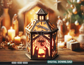 Nativity Scene Candle Holder, Baby Jesus Lantern, Traditional Tea Light Holder Laser Cut Digital Download |#U456| VectorPort
