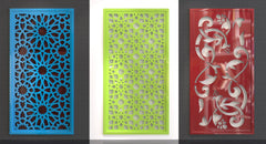 Decorative Abstract Pattern Panel Templates SVG CNC Laser Cutting File | SVG, DXF, AI |#C046| VectorPort