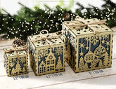 Holiday Ornament Keepsake Box | Christmas Laser Cut Box | Wooden Gift Box | New Year Jewelry Case | Digital Download |#U460| VectorPort