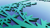 Decorative Tree Pattern Panel Templates SVG CNC Laser Cutting File | SVG, DXF, AI |#C047| VectorPort
