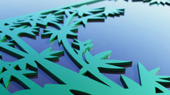 Decorative Tree Pattern Panel Templates SVG CNC Laser Cutting File | SVG, DXF, AI |#C047| VectorPort