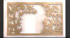 Decorative Tree Pattern Panel Templates SVG CNC Laser Cutting File | SVG, DXF, AI |#C047| VectorPort