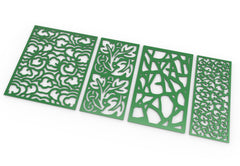 Decorative Tree Pattern Panel Templates SVG CNC Laser Cutting File | SVG, DXF, AI |#C047|