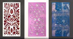 Decorative Tree Pattern Panel Templates SVG CNC Laser Cutting File | SVG, DXF, AI |#C048| VectorPort