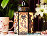 Wedding Lantern: Music Notes & Wedding Theme Laser Cut Tealight Candle Holder Night Light Wedding Decor Digital Download |#U482| VectorPort