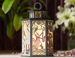 Wedding Lantern: Music Notes & Wedding Theme Laser Cut Tealight Candle Holder Night Light Wedding Decor Digital Download |#U482| VectorPort