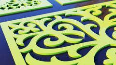 Decorative Corner Pattern Panel Templates SVG CNC Laser Cutting File | SVG, DXF, AI |#C049|