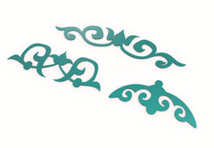 Decorative Corner Pattern Panel Templates SVG CNC Laser Cutting File | SVG, DXF, AI |#C050|