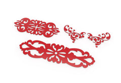 Decorative Corner Pattern Panel Templates SVG CNC Laser Cutting File | SVG, DXF, AI |#C050|