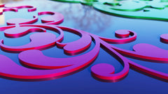 Decorative Corner Pattern Panel Templates SVG CNC Laser Cutting File | SVG, DXF, AI |#C050|