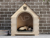 Charming Cat House Laser Cut Design - Intricate DIY File for Unique Home Decor Compatible 400x400mm Bed Size Pet House Digital Download |#U524| VectorPort