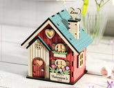Share the Love: Miniature Love Theme Village Garden House - Village with Landscape & Flowers Valentine’s Day Gift Laser Cutting Digital Download |#U527| VectorPort