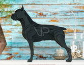 3D Dog: Laser-Cut Wooden Tabletop Art Standing Dog Multilayer SVG Digital Download |#U531| VectorPort