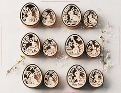 Easter Elegance: Laser Cut Egg Shaped Wooden Gift Box for Stylish Holiday Gifting and Decor DIY Digital Download |#U539|