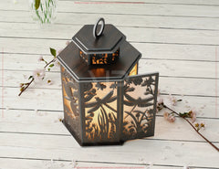 Dragonfly Elegance: Laser-Cut Lantern with Intricate Wings – Elegant Home Décor, Candle Holder, A Magical Touch for Your Home Digital Download |#U543| VectorPort