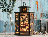 Farmyard Friends Lantern: Laser-Cut Tealight Holder – Rustic Nightlight for Cozy Barnyard Vibes Digital Download |#U549| VectorPort