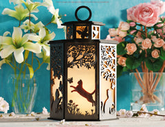 Wildlife Lantern Collection - Nature-Inspired Lamp Series #1 Laser Cut Tealight Candle Holder Digital Download |#U551| VectorPort