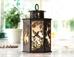 Wildlife Lantern Collection - Nature-Inspired Lamp Series #1 Laser Cut Tealight Candle Holder Digital Download |#U551|