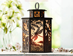 Wildlife Lantern Collection - Nature-Inspired Lamp Series #2 Laser Cut Tealight Candle Holder Digital Download |#U552| VectorPort