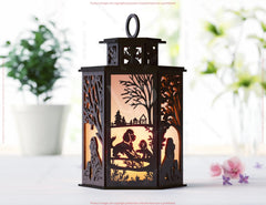 Wildlife Lantern Collection - Nature-Inspired Lamp Series #2 Laser Cut Tealight Candle Holder Digital Download |#U552| VectorPort