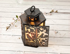 Spring Garden Serenity: Laser-Cut Floral Design with Bird and Butterflies – Minimalistic Home Décor, Elegant Vector for Laser Cutting, Digital Download |#U555|